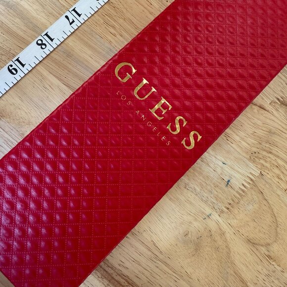 Guess Gold-Tone L.O.V.E. Layered Necklace Set With Heart Charm & Crystal Key Pen - Picture 8 of 9